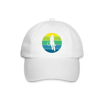 Tennis - Baseballkappe - Weiß/Weiß - Vorne