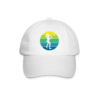 Tennis - Baseballkappe - Weiß/Weiß - Vorne