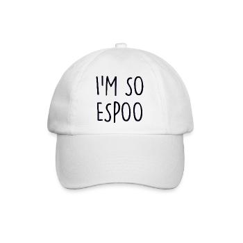 Espoo Finland - Baseballkappe - Weiß/Weiß - Vorne