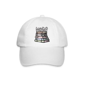 Lesen Sie mehr Bücher - Baseballkappe - Weiß/Weiß - Vorne