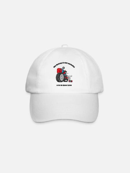 Mechaniker Design – Schrauber Werkzeug Design - Baseballkappe - Weiß/Weiß