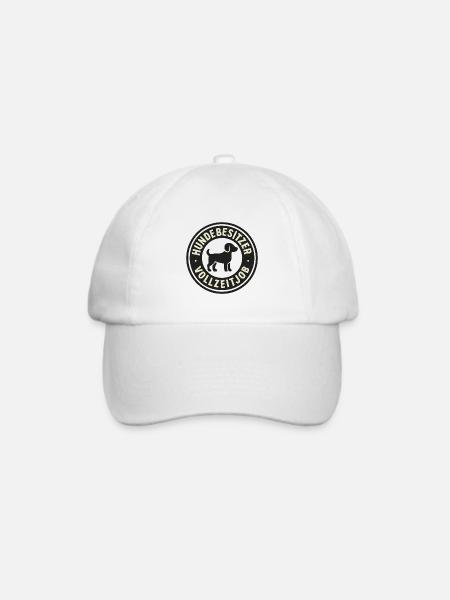 Hundebesitzer Vollzeitjob - Baseballkappe - Weiß/Weiß