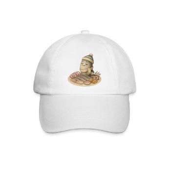 Stolzer Hering - Baseballkappe - Weiß/Weiß - Vorne