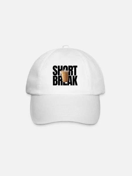Short Break - Baseballkappe - Weiß/Weiß