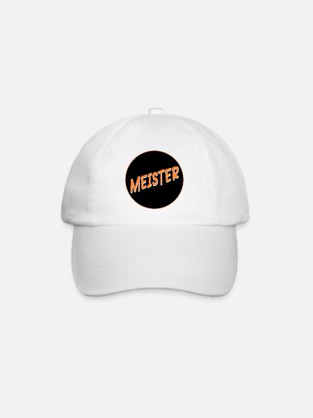 Abschluss Handwerk Meister - Baseballkappe - Weiß/Weiß