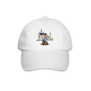 Bayerisches Pin-up für  - Baseballkappe - Weiß/Weiß - Vorne