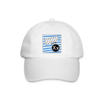 X wie Xylophon - Baseballkappe - Weiß/Weiß - Vorne