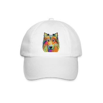 Collie - Baseballkappe - Weiß/Weiß - Vorne