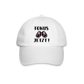 Fernglas Fokus - Baseballkappe - Weiß/Weiß - Vorne