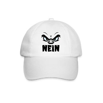 ABSAGE HALTUNG NEIN - Baseballkappe - Weiß/Weiß - Vorne
