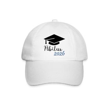 Abitur 2026 - Baseballkappe - Weiß/Weiß - Vorne
