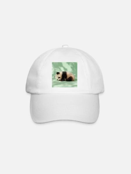264 Pandas - Baseballkappe - Weiß/Weiß