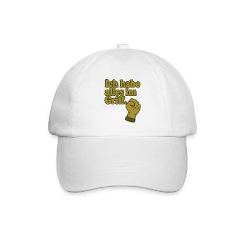 Ich habe alles im Griff - Baseballkappe - Weiß/Weiß - Vorne