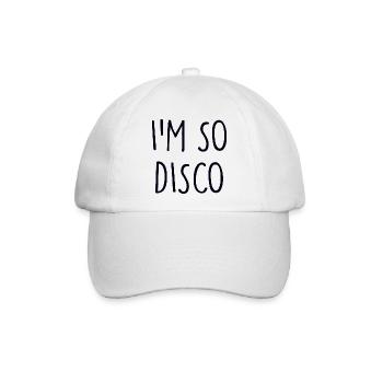 Disco - Baseballkappe - Weiß/Weiß - Vorne