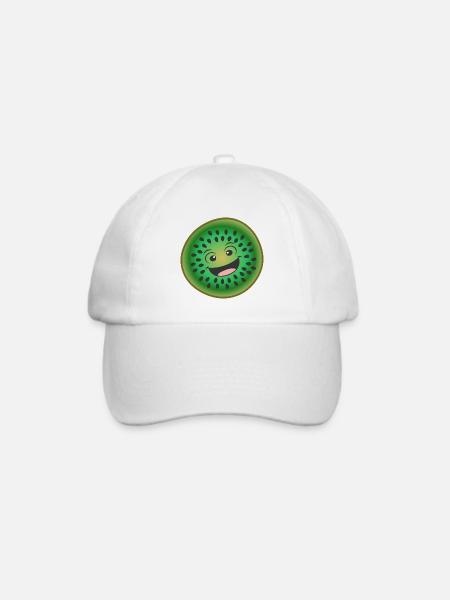 Kiwi Kostüme - Baseballkappe - Weiß/Weiß