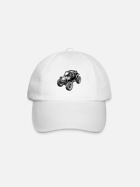 Offroad-Buggy - Baseballkappe - Weiß/Weiß