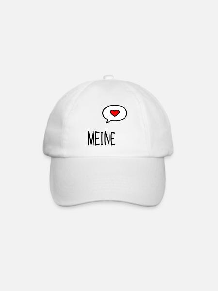 Beziehung Valentinstag Meine - Baseballkappe - Weiß/Weiß