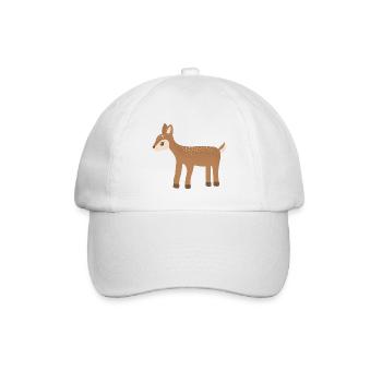 Fawn Dots Waldcharme - Baseballkappe - Weiß/Weiß - Vorne