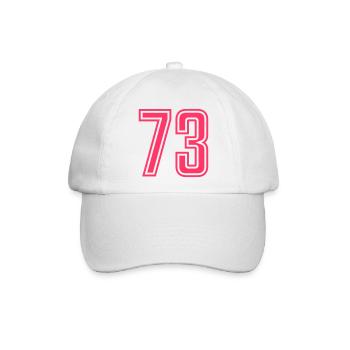 73 - Baseballkappe - Weiß/Weiß - Vorne