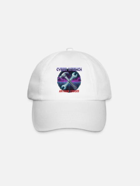 Retro Wave Craft - Baseballkappe - Weiß/Weiß