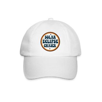 Solar eclipse chaser - Baseballkappe - Weiß/Weiß - Vorne