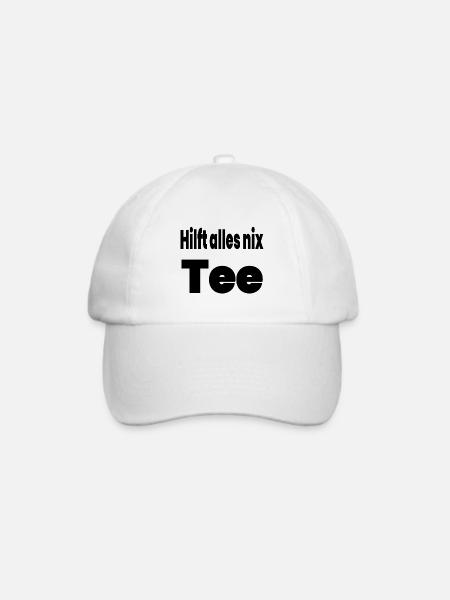 Tee - Baseballkappe - Weiß/Weiß