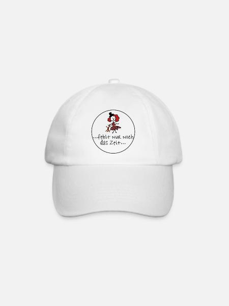 Zelt fehlt - Baseballkappe - Weiß/Weiß