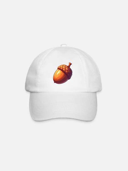 Eichel - Baseballkappe - Weiß/Weiß