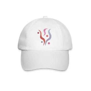 yoga-design_30 - Baseballkappe - Weiß/Weiß - Vorne