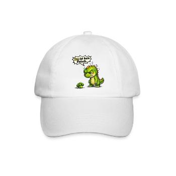 Lustiger Spruch Outfit Statement Motiv - Baseballkappe - Weiß/Weiß - Vorne