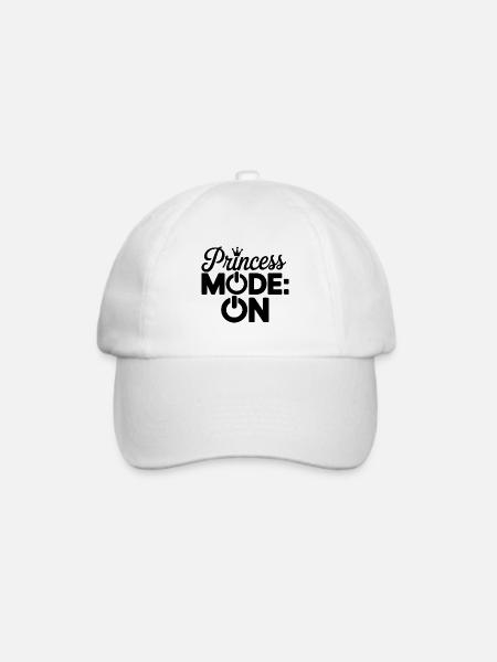 Prinzessin Modus Design - Baseballkappe - Weiß/Weiß