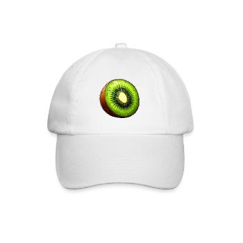 Kiwi - Baseballkappe - Weiß/Weiß - Vorne