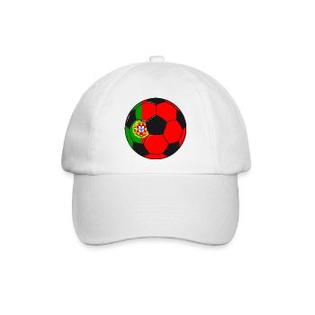 Fußballmannschaft Portugal - Baseballkappe - Weiß/Weiß - Vorne