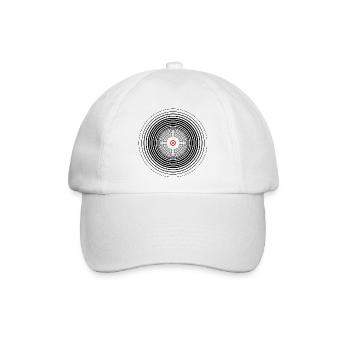 Vinyl - Baseballkappe - Weiß/Weiß - Vorne