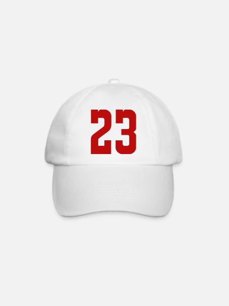 23 - Baseballkappe - Weiß/Weiß