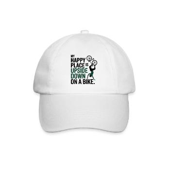 Meine Pedale, meine Kunst - Baseballkappe - Weiß/Weiß - Vorne