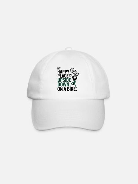 Meine Pedale, meine Kunst - Baseballkappe - Weiß/Weiß