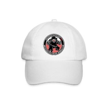 Unordnungsamt Delmenhorst Clown Sticker - Baseballkappe - Weiß/Weiß - Vorne
