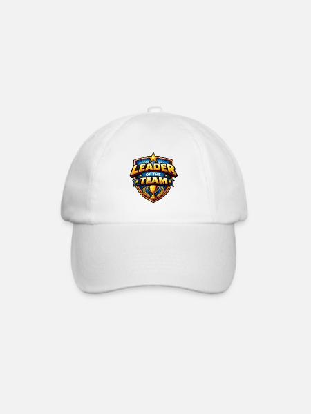 Teamleader der Mannschaft - Baseballkappe - Weiß/Weiß
