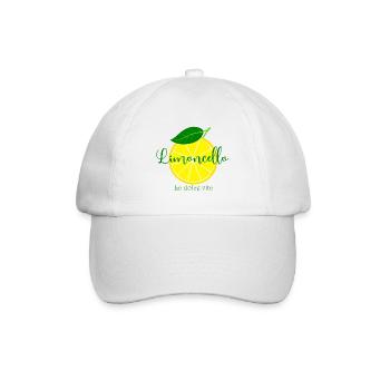 Limoncello La Dolce Vita  - Baseballkappe - Weiß/Weiß - Vorne