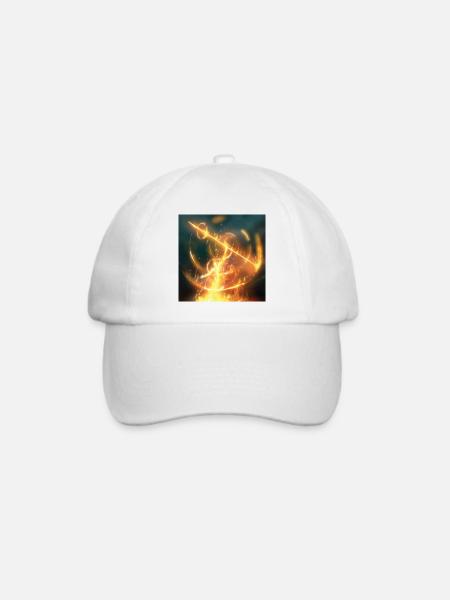 Fire Spear - Baseballkappe - Weiß/Weiß