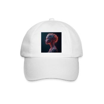 femme_art_fantastique - Baseballkappe - Weiß/Weiß - Vorne
