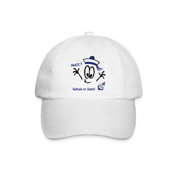 Ahoi Schulstart  - Baseballkappe - Weiß/Weiß - Vorne