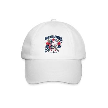 Red White Baseball All Star Spirit - Baseballkappe - Weiß/Weiß - Vorne
