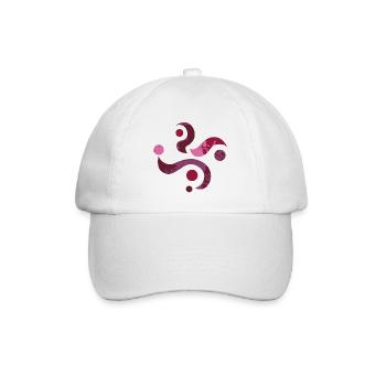 yoga-design_28 - Baseballkappe - Weiß/Weiß - Vorne