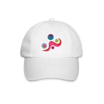 yoga-design_50 - Baseballkappe - Weiß/Weiß - Vorne