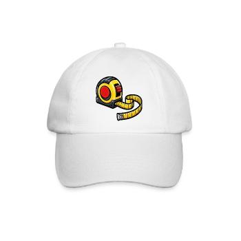 DIY-Maßbandwerkzeug - Baseballkappe - Weiß/Weiß - Vorne