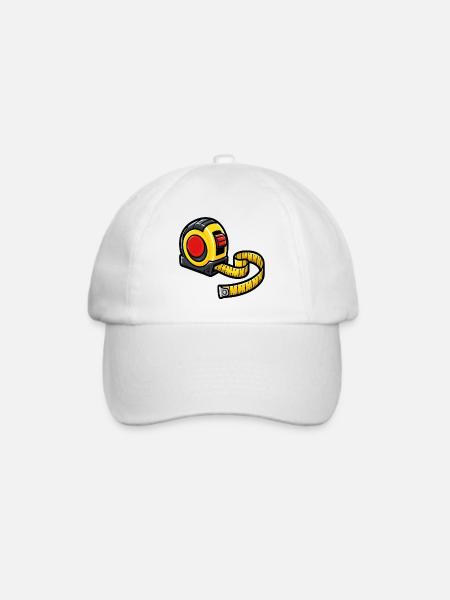 DIY-Maßbandwerkzeug - Baseballkappe - Weiß/Weiß
