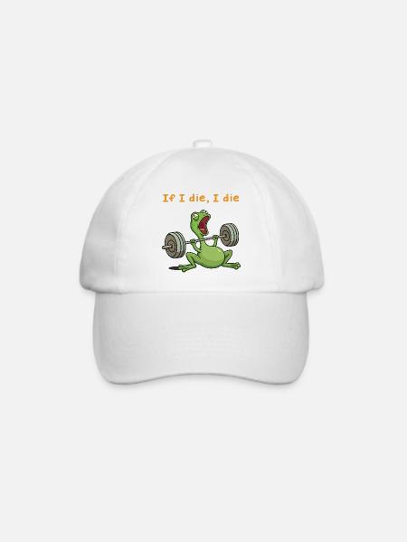 Funny Gen X Bulldog Adult Humor Saying - Baseballkappe - Weiß/Weiß