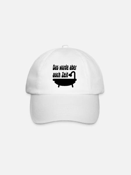 Badewanne - Baseballkappe - Weiß/Weiß